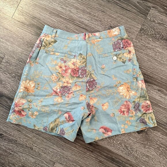 Ralph Lauren Vintage Linen Floral Shorts - Picture 5 of 5